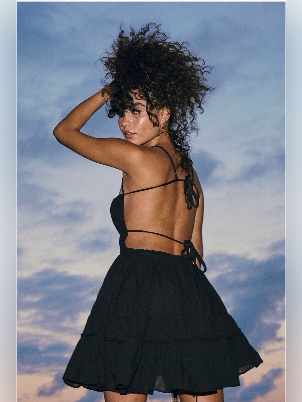 Free people taking sides mini dress